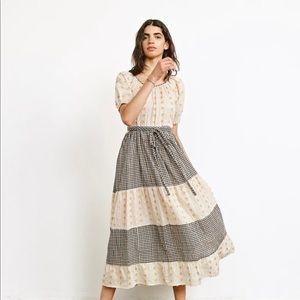 Ace & Jig EUC Noah Midi Dress in Fitzroy S